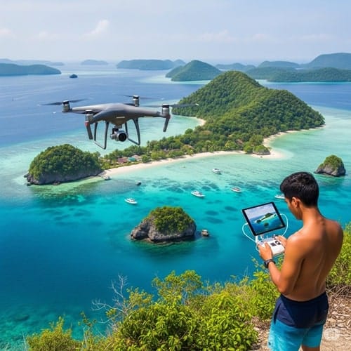 rental drone karimunjawa