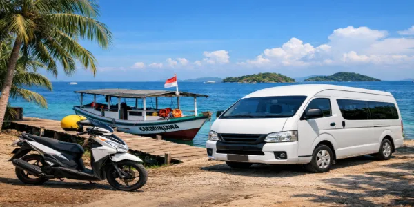 Transportasi di Karimunjawa Motor, Mobil, dan Perahu Lokal