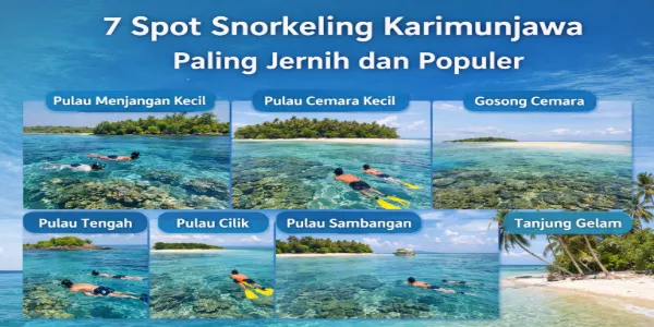 7 Spot Snorkeling Karimunjawa Paling Jernih dan Populer