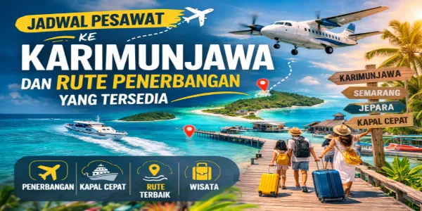 Jadwal Pesawat ke Karimunjawa dan Rute Penerbangan yang Tersedia