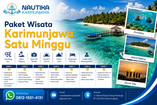 Paket Wisata Karimunjawa Satu Minggu Liburan Santai