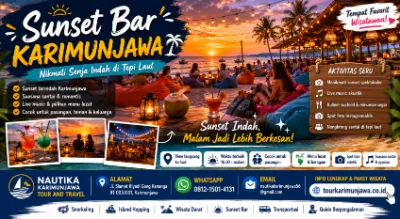 Sunset Bar Karimunjawa Tempat Terbaik Menikmati Senja