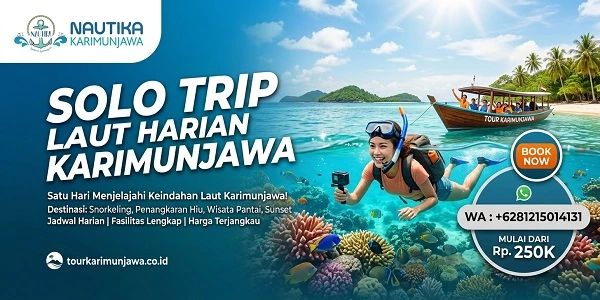 Solo Liburan? Join Trip Laut Harian karimunjawa!
